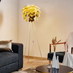 UMAGE Silvia medium vloerlamp tripod messing