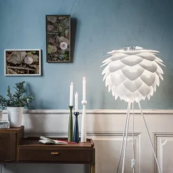 UMAGE Silvia medium vloerlamp Tripod wit