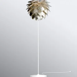 UMAGE Silvia medium vloerlamp messing