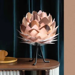 UMAGE Silvia Mini tafellamp koper/tripod zwart