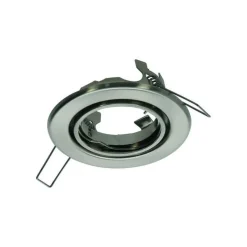 12V inbouwspot roestvrij staal, zwenkbaar