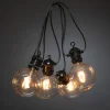 24V systeem bier tuinketting Globe uitbreiding 10-lamps