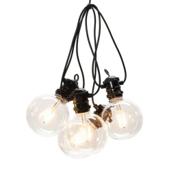 24V systeem bier tuinketting Globe uitbreiding 10-lamps