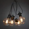 24V systeem biertuinketting Globe basis, 10-lamps.