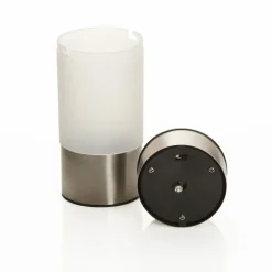 Valea ronde sokkellamp van roestvrij staal