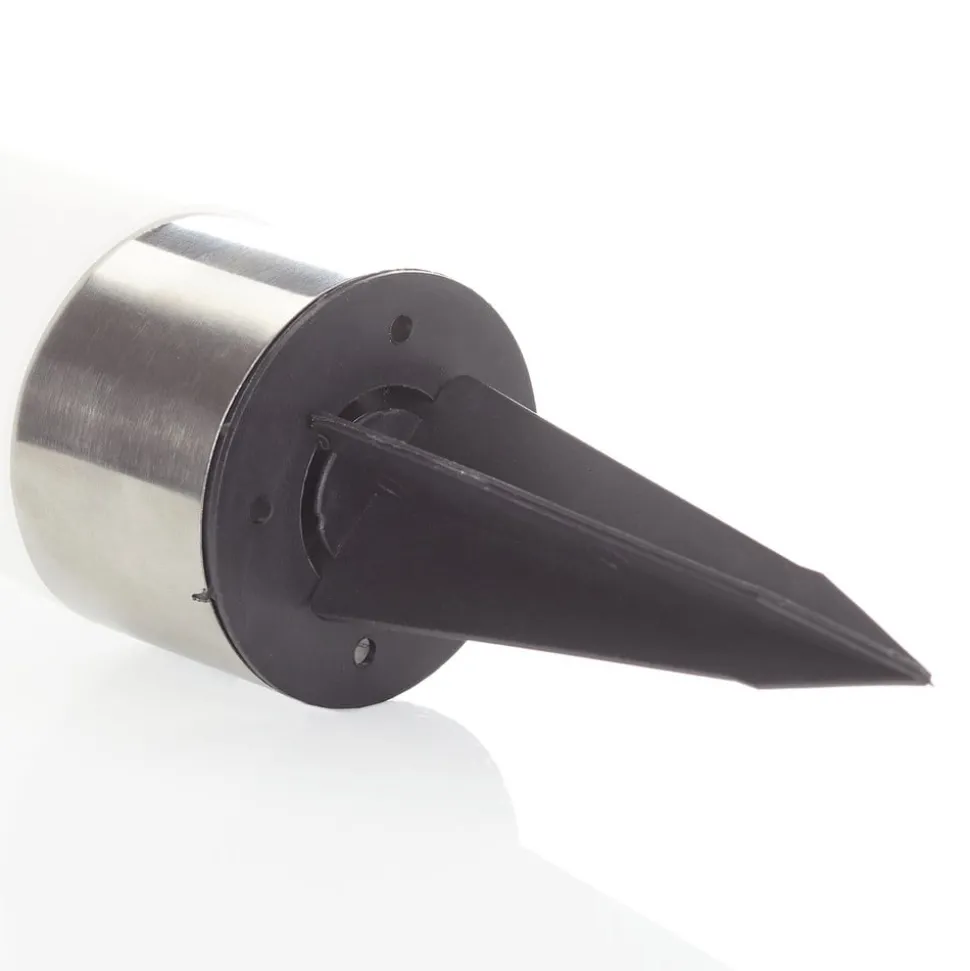 Valea ronde sokkellamp van roestvrij staal