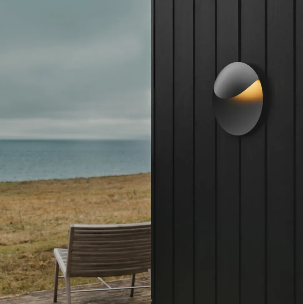 Valopin Seaside LED buitenwandlamp, zwart