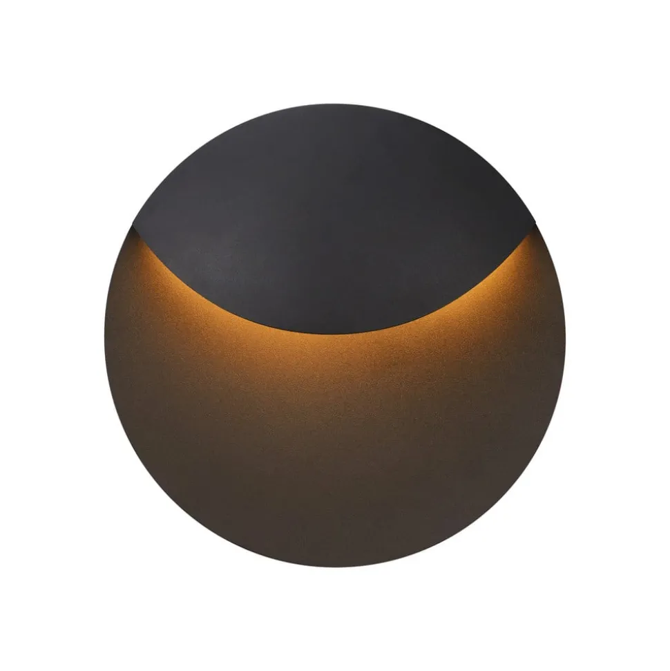 Valopin Seaside LED buitenwandlamp, zwart