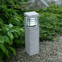 Van echt graniet - sokkellamp La Mer