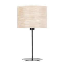 Veneer tafellamp kernhout essen Ø 25 cm