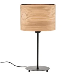 Veneer tafellamp kernhout essen Ø 25 cm