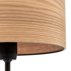 Veneer tafellamp kernhout essen Ø 25 cm