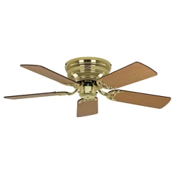 Ventilator Classic Flat III messing gepolijst 103 cm