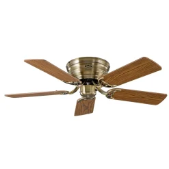 Ventilator Classic Flat III antiek messing Ø 103 cm