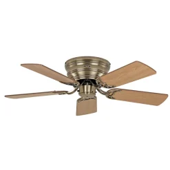 Ventilator Classic Flat III antiek messing Ø 103 cm