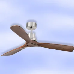 Ventilator Lantau afstandsbediening walnoot/staal