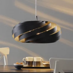 Vento hanglamp, zwart, Ø 60 cm, metaal, E27