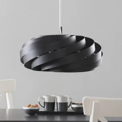 Vento hanglamp, zwart, Ø 60 cm, metaal, E27