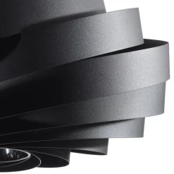 Vento hanglamp, zwart, Ø 60 cm, metaal, E27