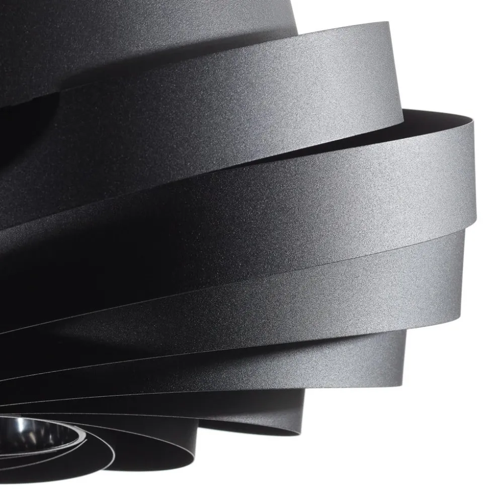 Vento hanglamp, zwart, Ø 60 cm, metaal, E27