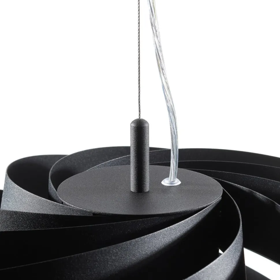 Vento hanglamp, zwart, Ø 60 cm, metaal, E27