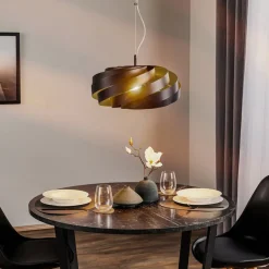 Vento hanglamp, zwart, Ø 50 cm, metaal, E27