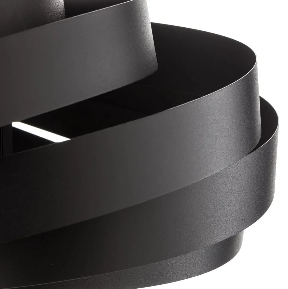 Vento hanglamp, zwart, Ø 50 cm, metaal, E27