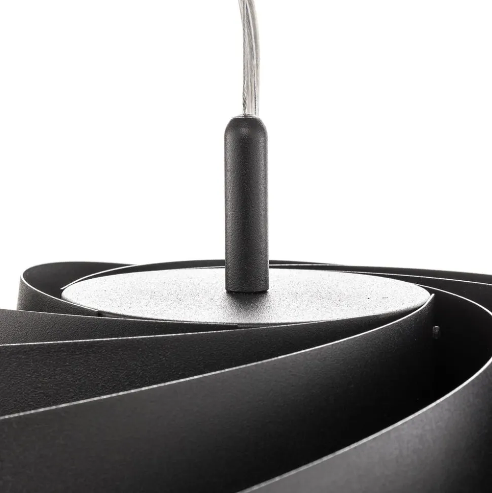 Vento hanglamp, zwart, Ø 50 cm, metaal, E27