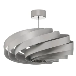 Vento plafondlamp, aluminiumkleurig, Ø 60 cm, metaal