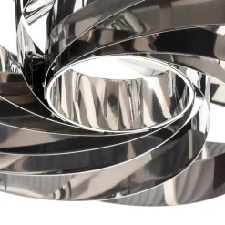 Vento plafondlamp, chroom-nikkelkleurig, Ø 60 cm, metaal