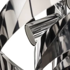 Vento plafondlamp, chroom-nikkelkleurig, Ø 60 cm, metaal