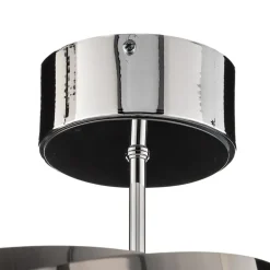 Vento plafondlamp, chroom-nikkelkleurig, Ø 60 cm, metaal