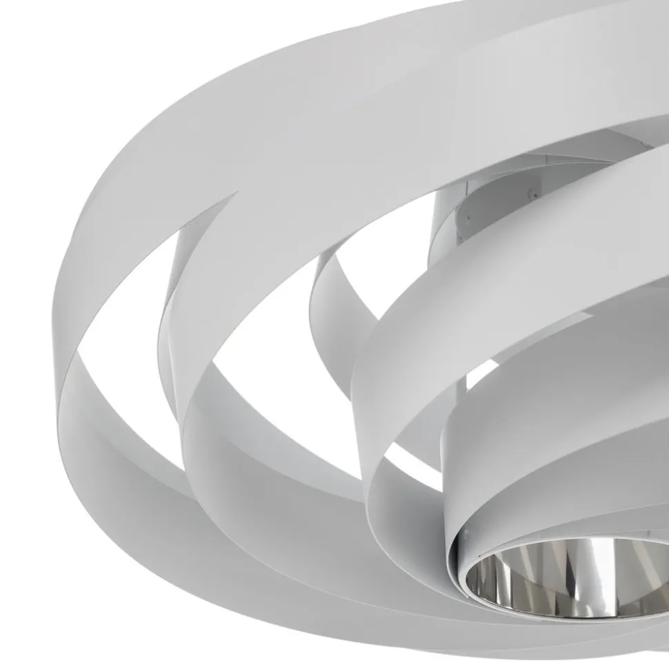 Vento plafondlamp, wit, metaal, Ø 50 cm