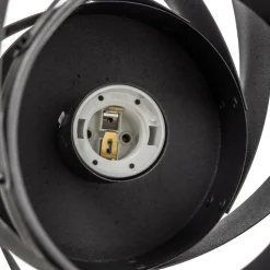 Vento plafondlamp, zwart, Ø 50 cm, metaal, E27