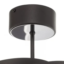 Vento plafondlamp, zwart, Ø 40 cm, metaal, E27
