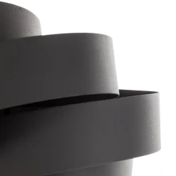 Vento plafondlamp, zwart, Ø 40 cm, metaal, E27