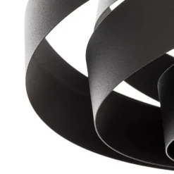 Vento plafondlamp, zwart, Ø 40 cm, metaal, E27