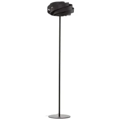 Vento vloerlamp, zwart, metaal, E27, Ø 40 cm