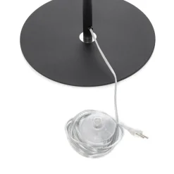 Vento vloerlamp, zwart, metaal, E27, Ø 40 cm