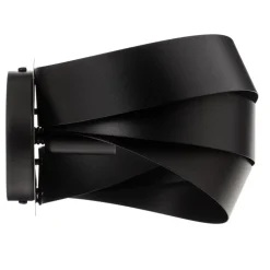 Vento wandlamp, zwart, E14, metaal, 14 cm hoog