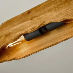 Venus hanglamp, bruin, lengte 100 cm, 4-lamps, hout