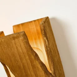 Venus tafellamp, bruin, hoogte 25 cm, hout