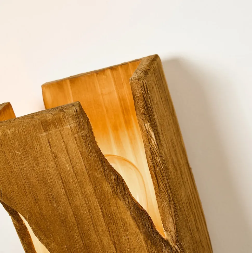 Venus tafellamp, bruin, hoogte 25 cm, hout