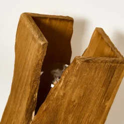 Venus tafellamp, bruin, hoogte 25 cm, hout