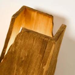 Venus tafellamp, bruin, hoogte 25 cm, hout