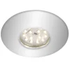 Verchroomde LED inbouwspot Douche, IP65