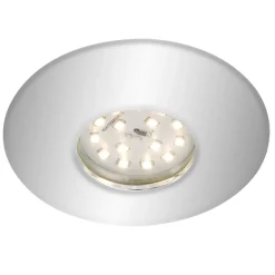 Verchroomde LED inbouwspot Douche, IP65
