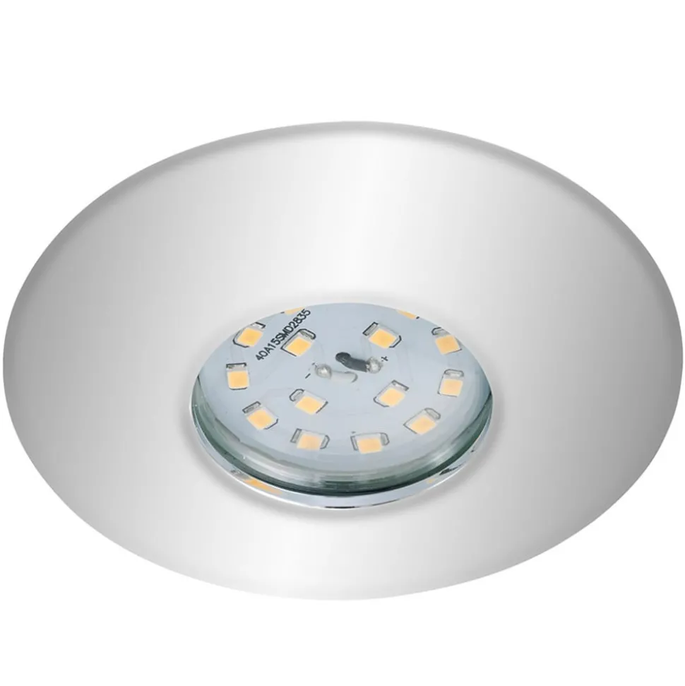 Verchroomde LED inbouwspot Douche, IP65