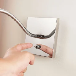 Verchroomde wandleeslamp Berfin, LED