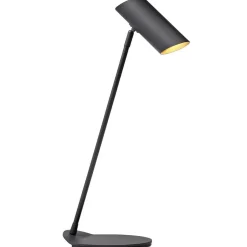 Verfijnde bureaulamp Hester, zwart